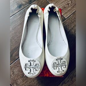 Tory Burch Reva Ballet Flats (Tonal Logo)